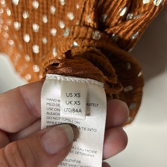 ANTHROPOLOGIE Lennox Polka Dot Halter Top Size XS - Picture 12 of 16